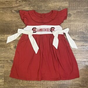 South Carolina Gamecocks Girl's Dress Size 2T New Boutique Football Girls